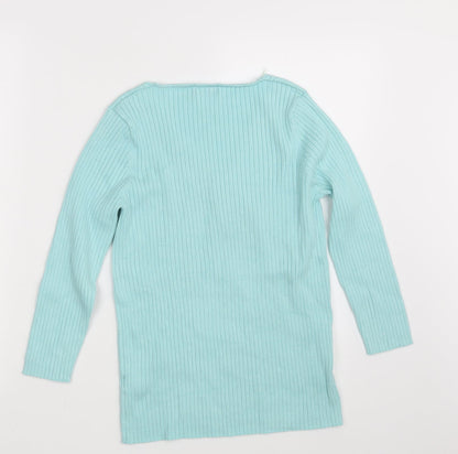 M & Co. Womens Blue   Pullover Jumper Size 14