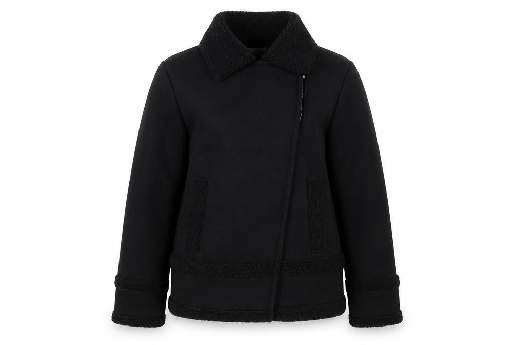Womens UK Size L Made in Italy Black Jacket