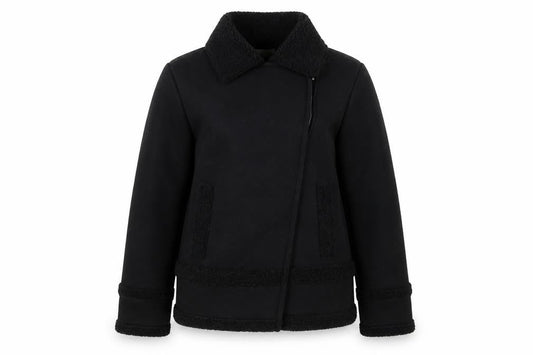 Womens UK Size L Made in Italy Black Jacket