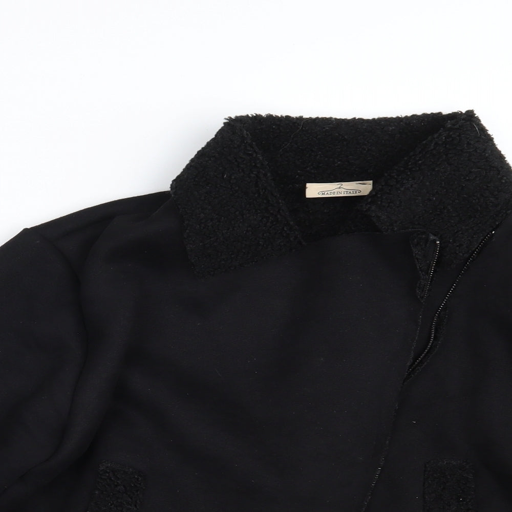 Made in Italy Womens Black   Jacket Blazer Size L