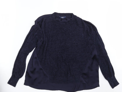 Womens UK Size 14 NEXT Blue Pullover Jumper