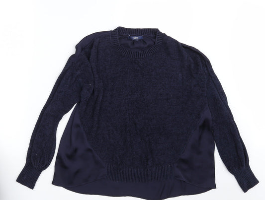 Womens UK Size 14 NEXT Blue Pullover Jumper