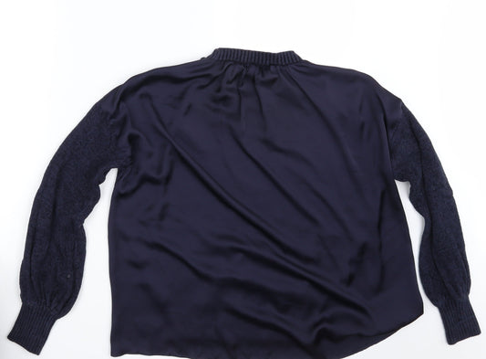 Womens UK Size 14 NEXT Blue Pullover Jumper
