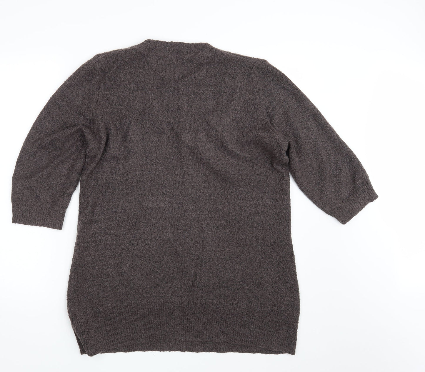 M & Co. Womens Brown  Knit Pullover Jumper Size 2XL