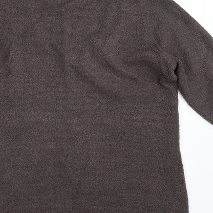 M & Co. Womens Brown  Knit Pullover Jumper Size 2XL