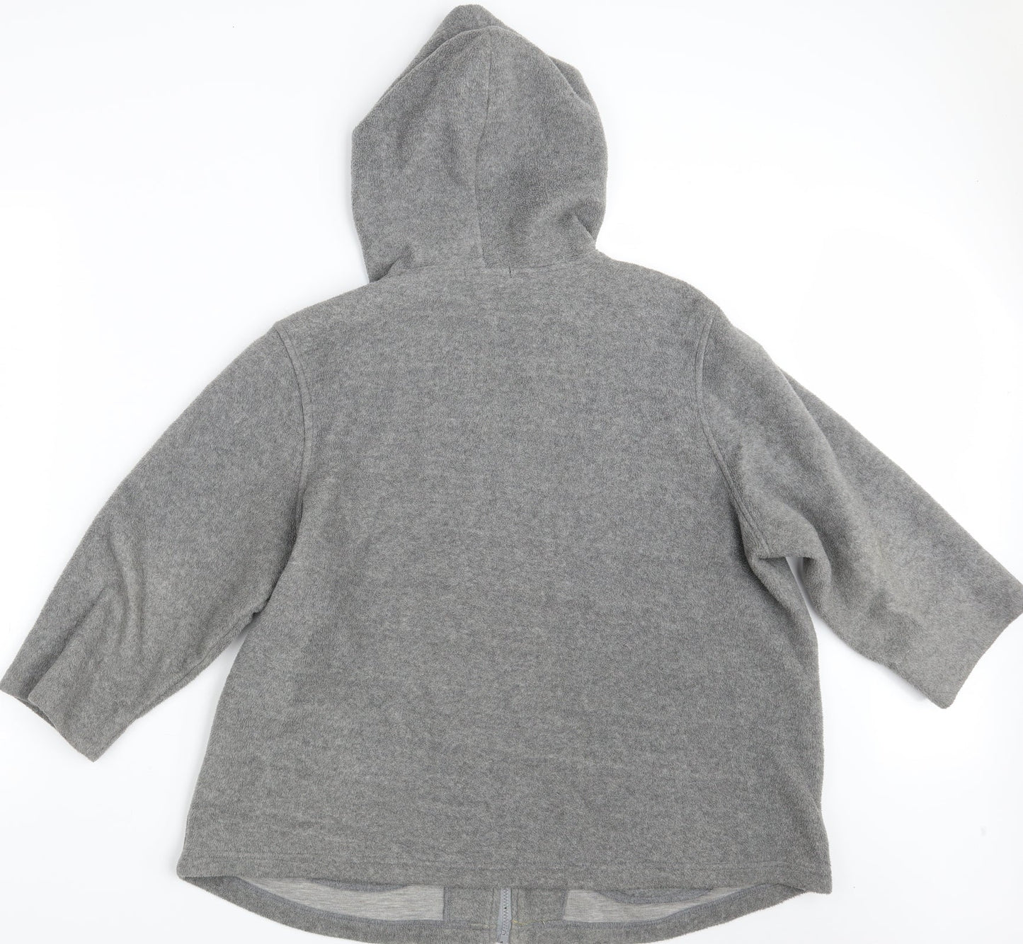 Womens UK Size L BM Grey Full Zip Jumper