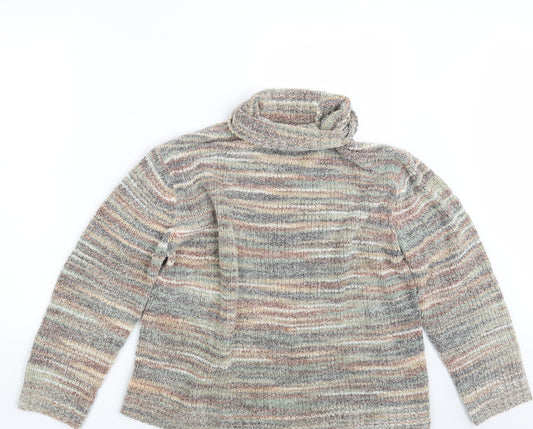 Womens UK Size L PARA Multicoloured Pullover Jumper