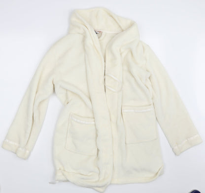 Dorothy Perkins Womens Ivory Solid  Top Robe Size S