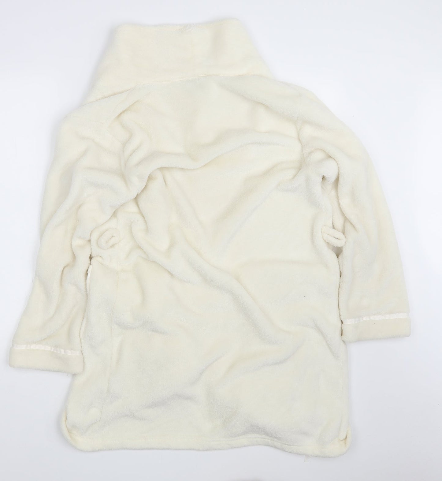 Dorothy Perkins Womens Ivory Solid  Top Robe Size S