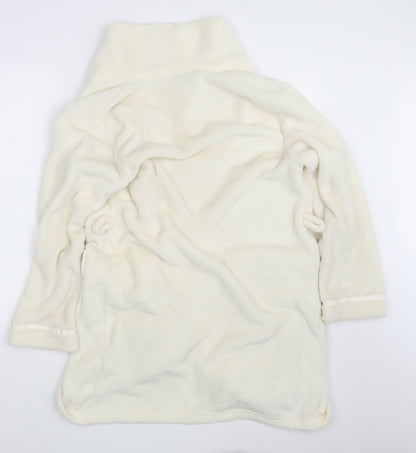 Dorothy Perkins Womens Ivory Solid  Top Robe Size S