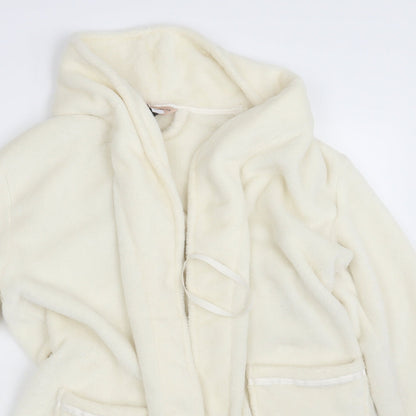 Dorothy Perkins Womens Ivory Solid  Top Robe Size S