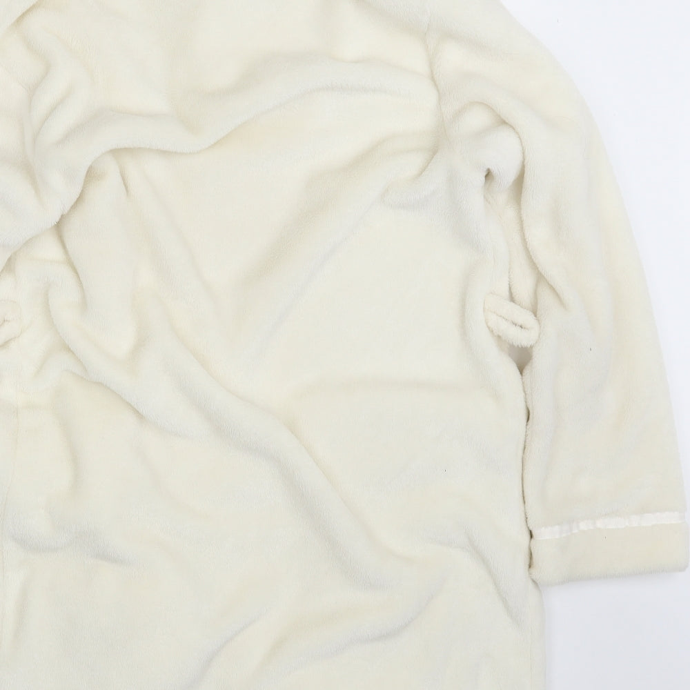 Dorothy Perkins Womens Ivory Solid  Top Robe Size S