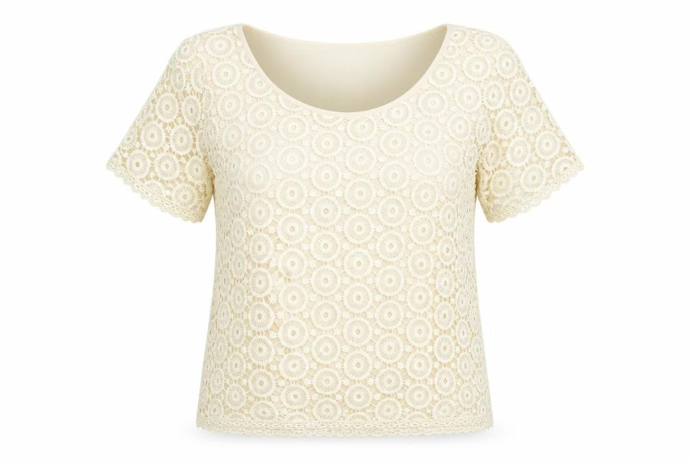 Womens UK Size One Size Preworn Yellow Basic T-Shirt