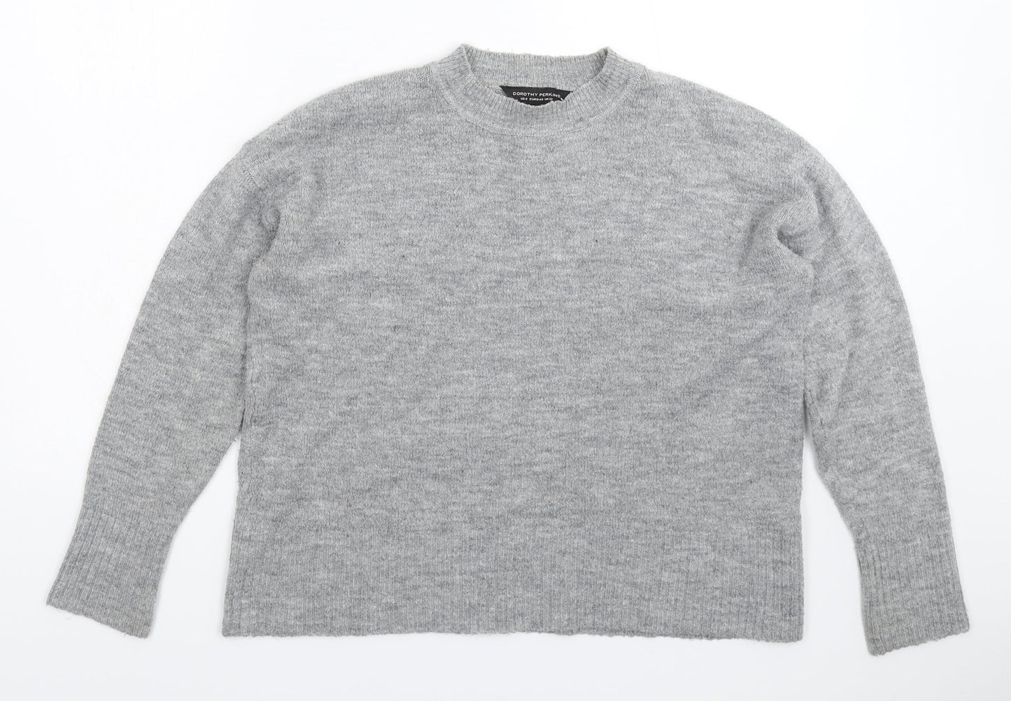 Womens UK Size 12 Dorothy Perkins Grey Pullover Jumper