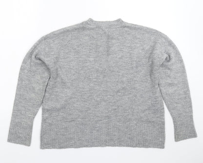 Womens UK Size 12 Dorothy Perkins Grey Pullover Jumper