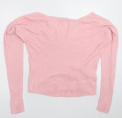 Womens UK Size M PRETTYLITTLETHING Pink Pullover Jumper