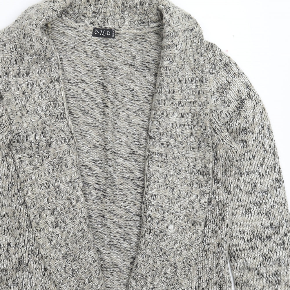 Womens UK Size 12 CMD Grey Cardigan Jumper