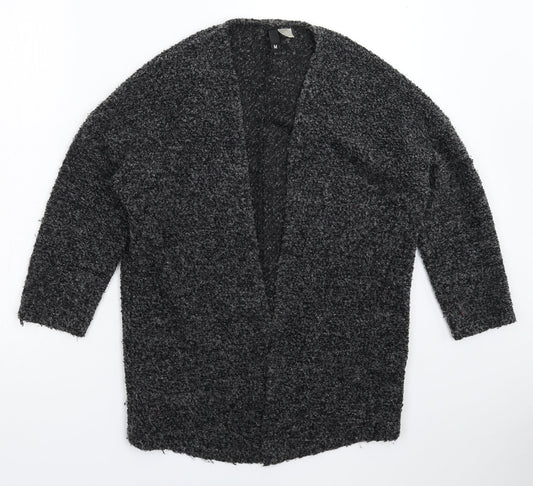 Womens UK Size M Divided Grey Cardigan Jumper