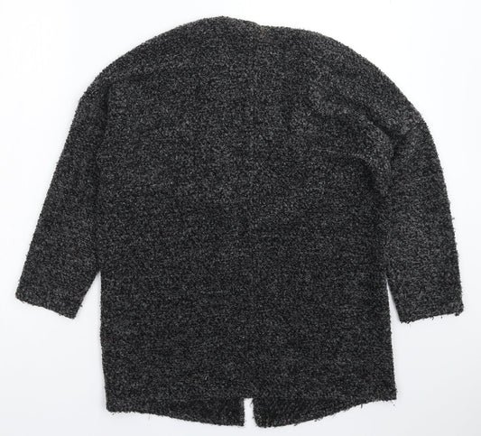 Womens UK Size M Divided Grey Cardigan Jumper