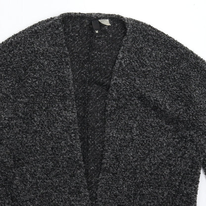 Womens UK Size M Divided Grey Cardigan Jumper