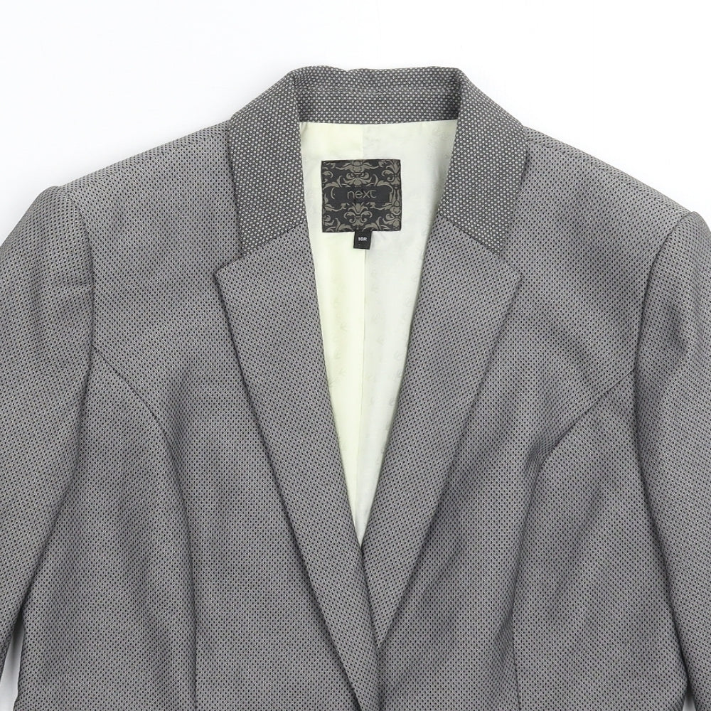NEXT Womens Grey   Jacket Suit Jacket Size 10