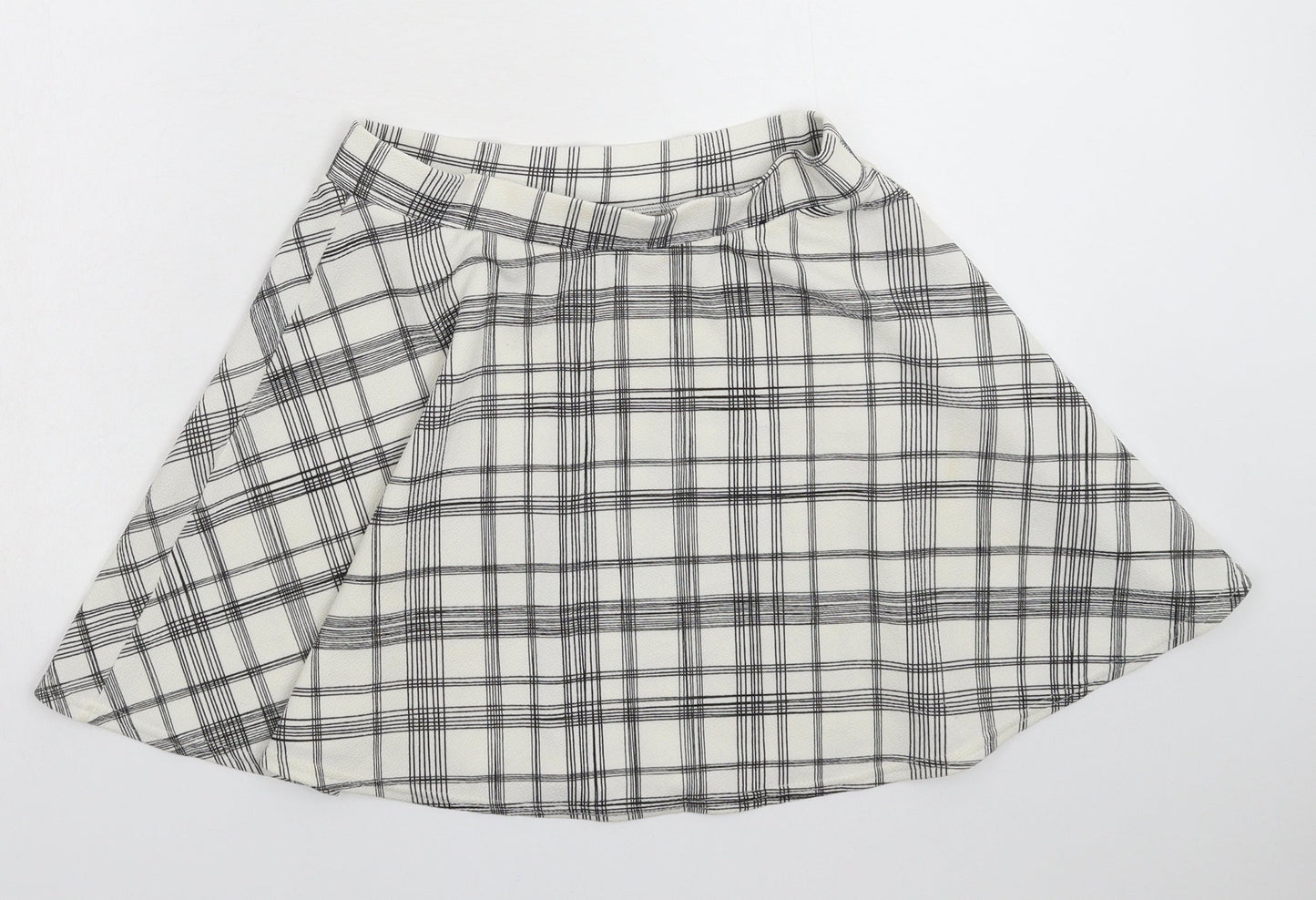Atmosphere Womens White Check  Flare Set Size 10