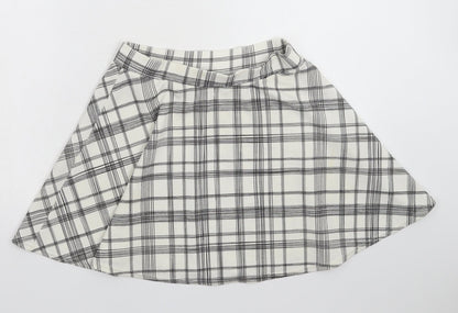 Atmosphere Womens White Check  Flare Set Size 10