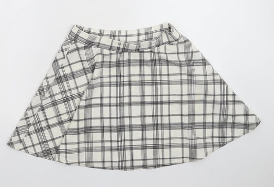 Atmosphere Womens White Check  Flare Set Size 10