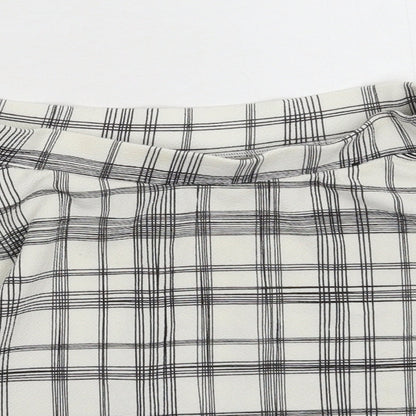 Atmosphere Womens White Check  Flare Set Size 10