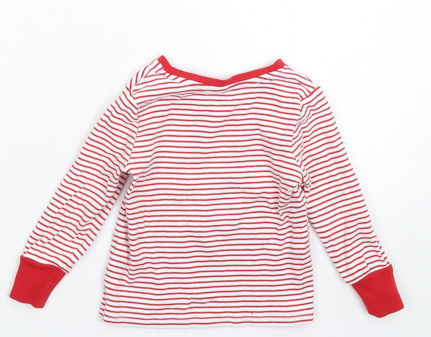 George Baby White Striped  Pullover Jumper Size 18-24 Months