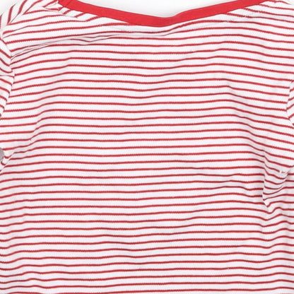 George Baby White Striped  Pullover Jumper Size 18-24 Months