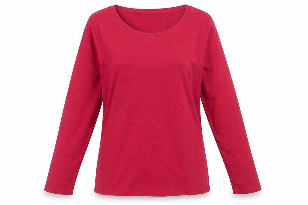 Womens UK Size 10 intuition Red Basic T-Shirt