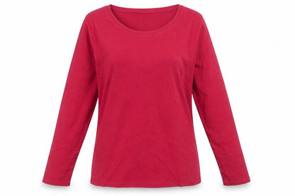 Womens UK Size 10 intuition Red Basic T-Shirt
