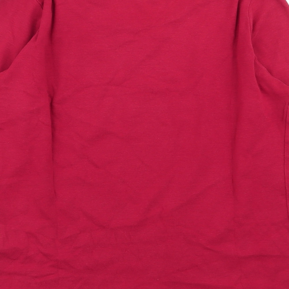 Womens UK Size 10 intuition Red Basic T-Shirt