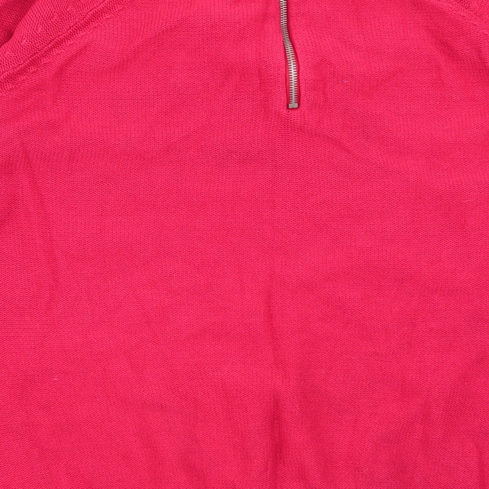 Womens UK Size 18 M&Co Red Pullover Jumper