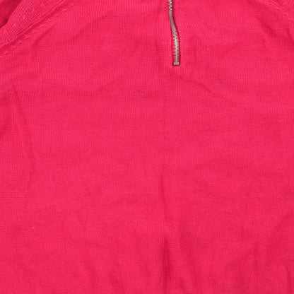 Womens UK Size 18 M&Co Red Pullover Jumper