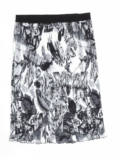 emery rose Womens Multicoloured Geometric  Flare Skirt Size XL  - Stretch waistband