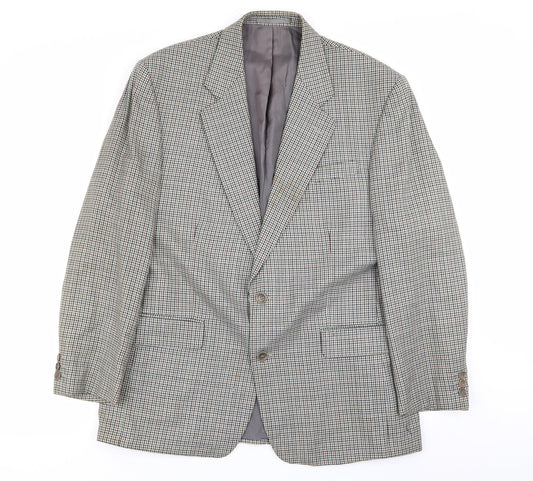Mens UK Size 42 greenwoods Regular Multicoloured Suit Jacket