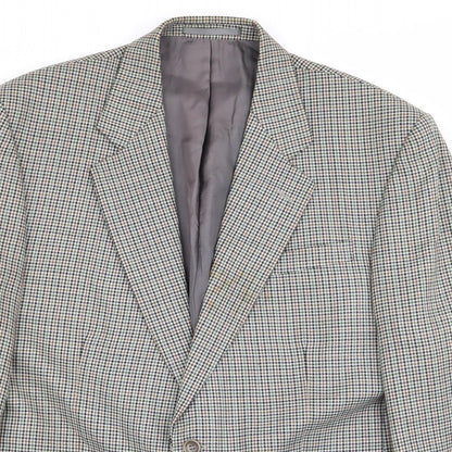 Mens UK Size 42 greenwoods Regular Multicoloured Suit Jacket