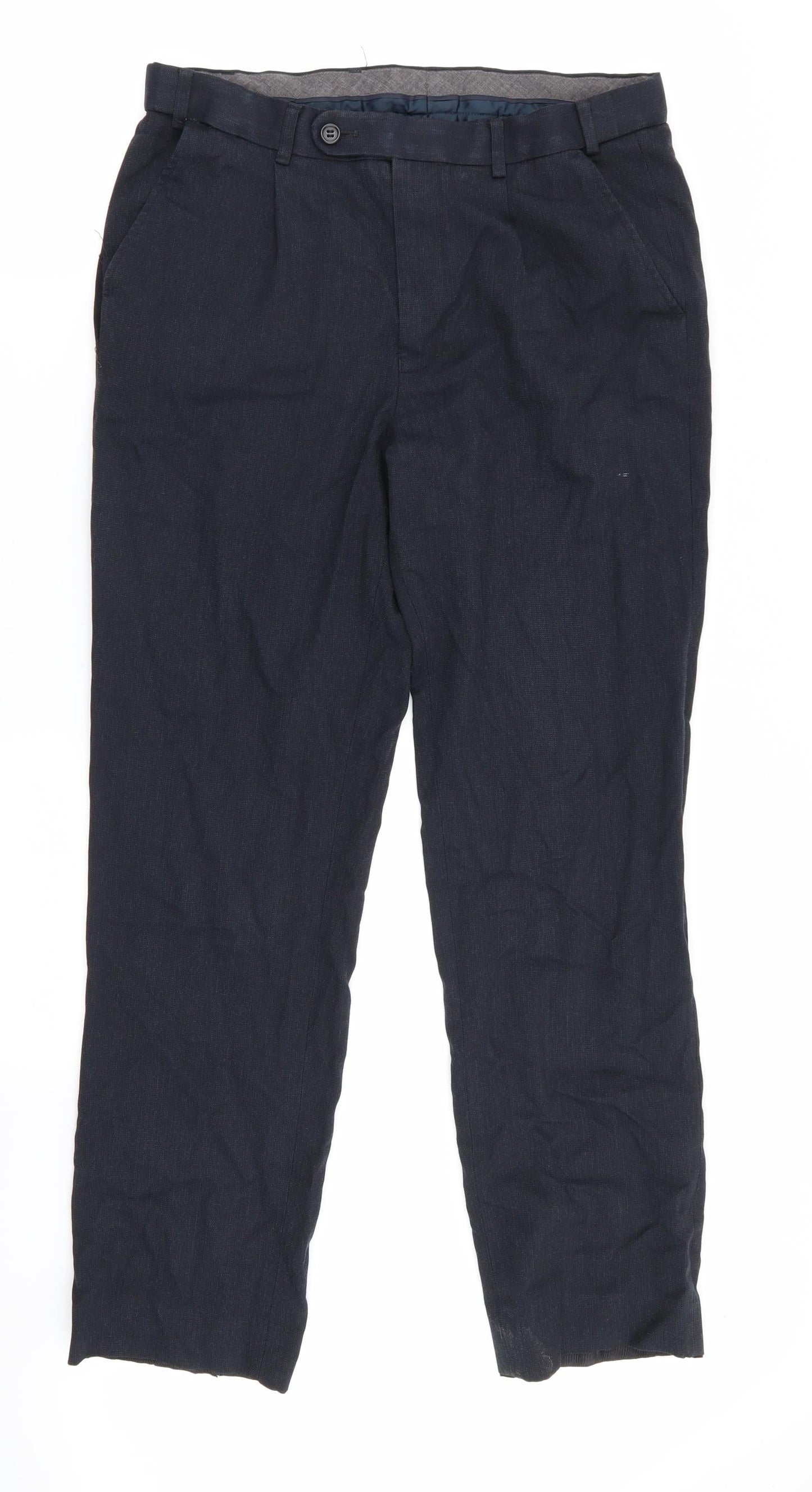 Matalan Mens Blue   Trousers  Size 32 in L31 in
