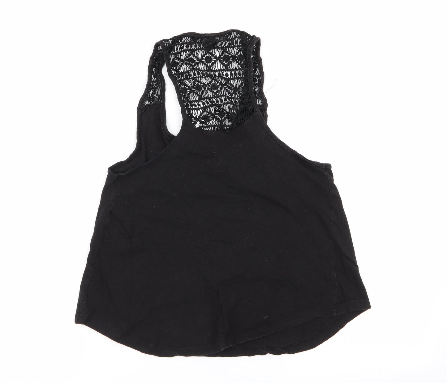 Primark Womens Black Geometric  Basic Tank Size 10