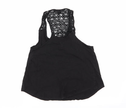 Primark Womens Black Geometric  Basic Tank Size 10