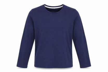 Front view of Asda George boys’ blue basic t-shirt, size 10-11, years