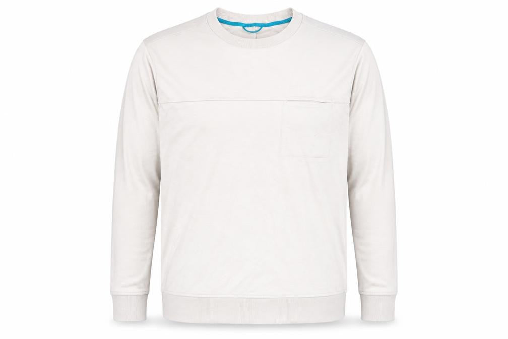 Front view of all in motion men’s beige jumper, size XL