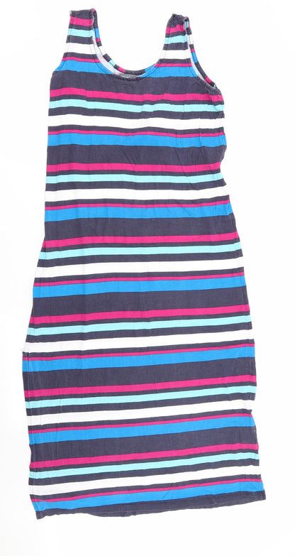 Studio Womens Multicoloured Striped  Fit & Flare  Size 12
