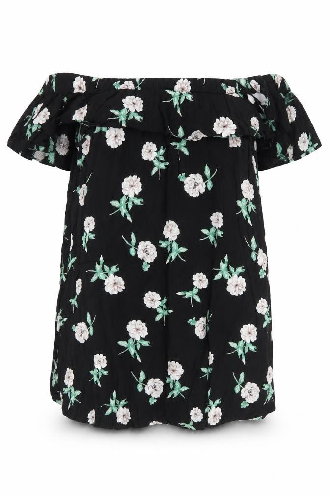 Womens UK Size 14 Dorothy Perkins Black Basic Blouse