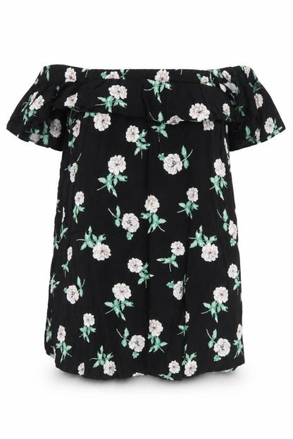 Womens UK Size 14 Dorothy Perkins Black Basic Blouse