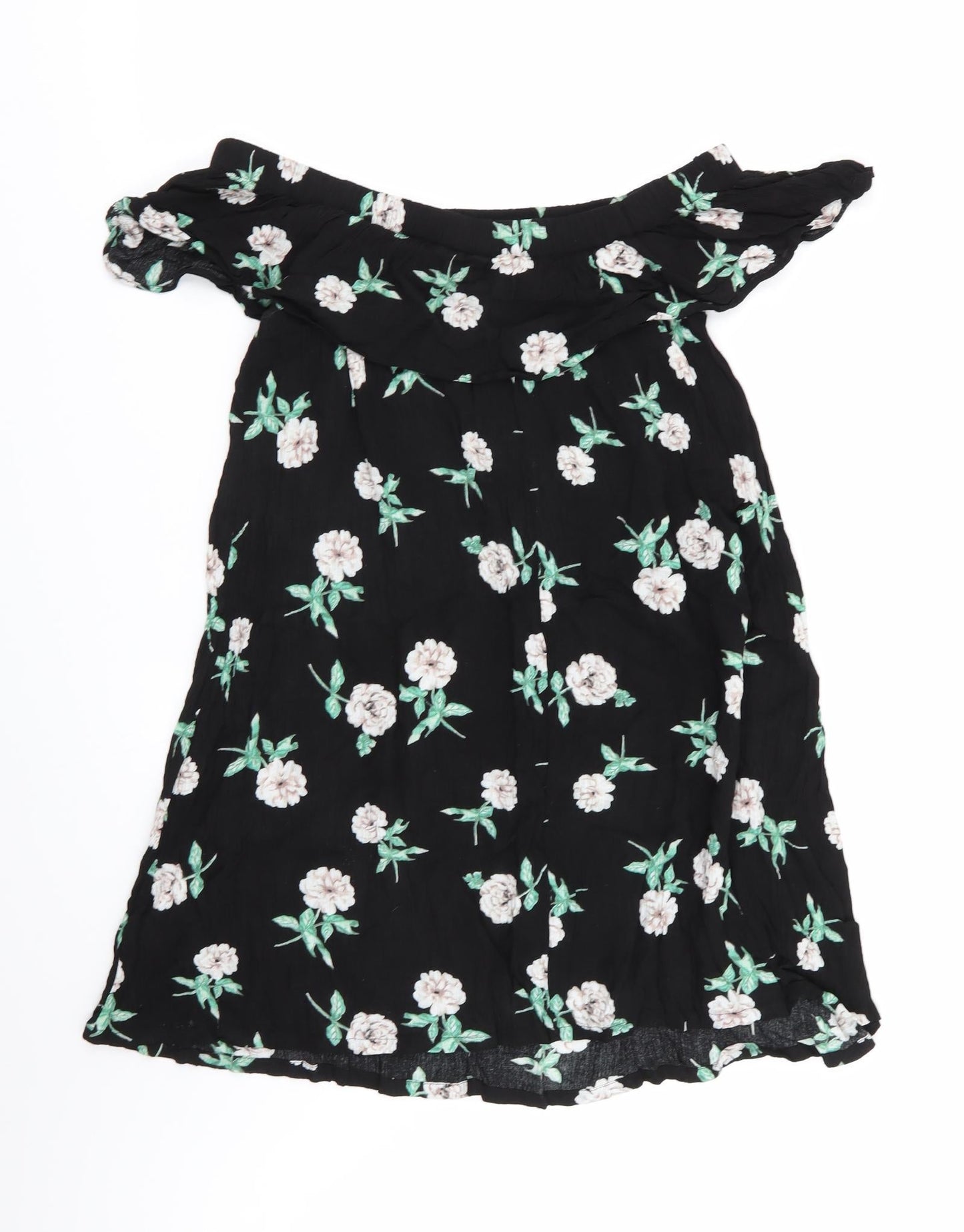 Womens UK Size 14 Dorothy Perkins Black Basic Blouse
