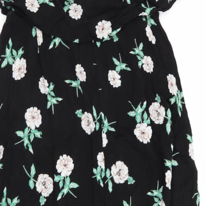 Womens UK Size 14 Dorothy Perkins Black Basic Blouse