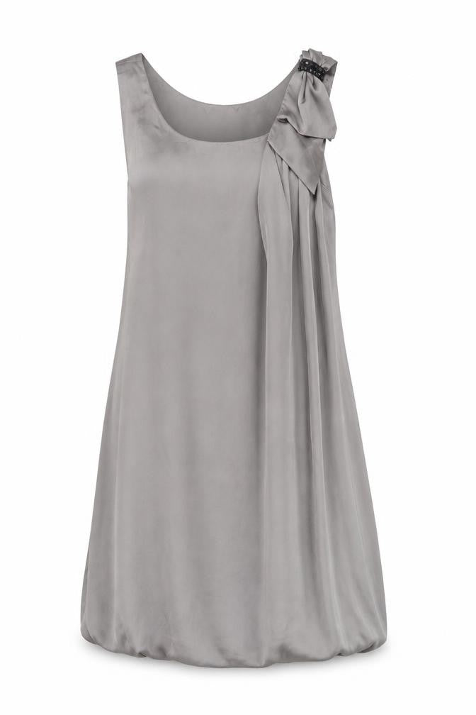 H&M Womens Grey   Fit & Flare  Size 14